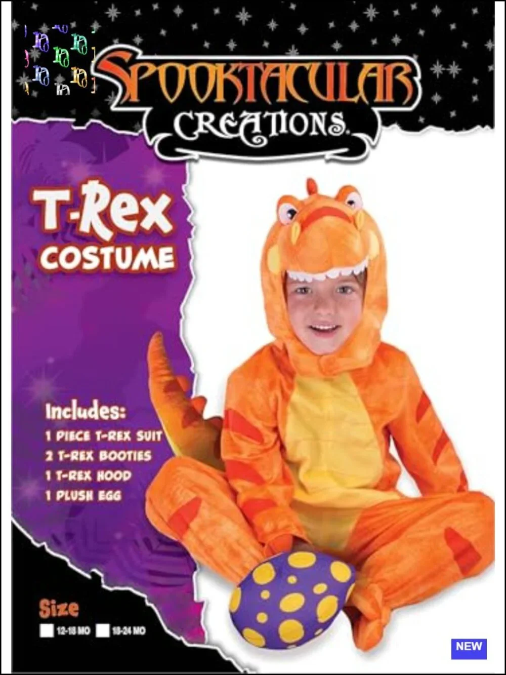 Halloween Dinosaur Costume for Kids Toddler with Egg Unisex T-Rex Dress Up Party